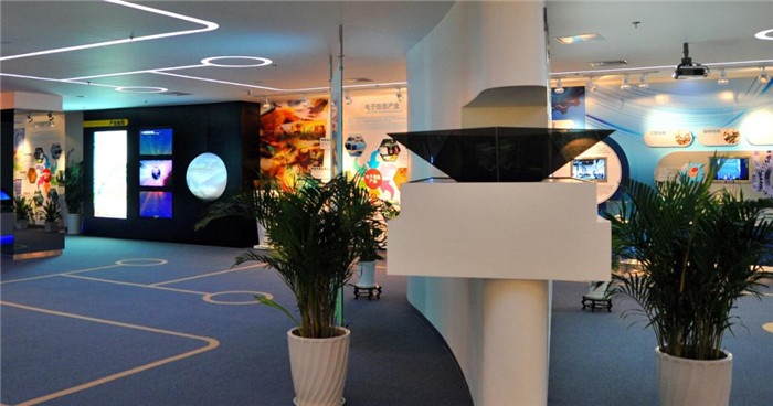 多媒體互動地幕、全息投影